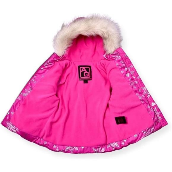 2-Piece Snow Suit - Water Resistant Girls Snow Pants & Ski Puffer Jacket - Picture 4 of 6
